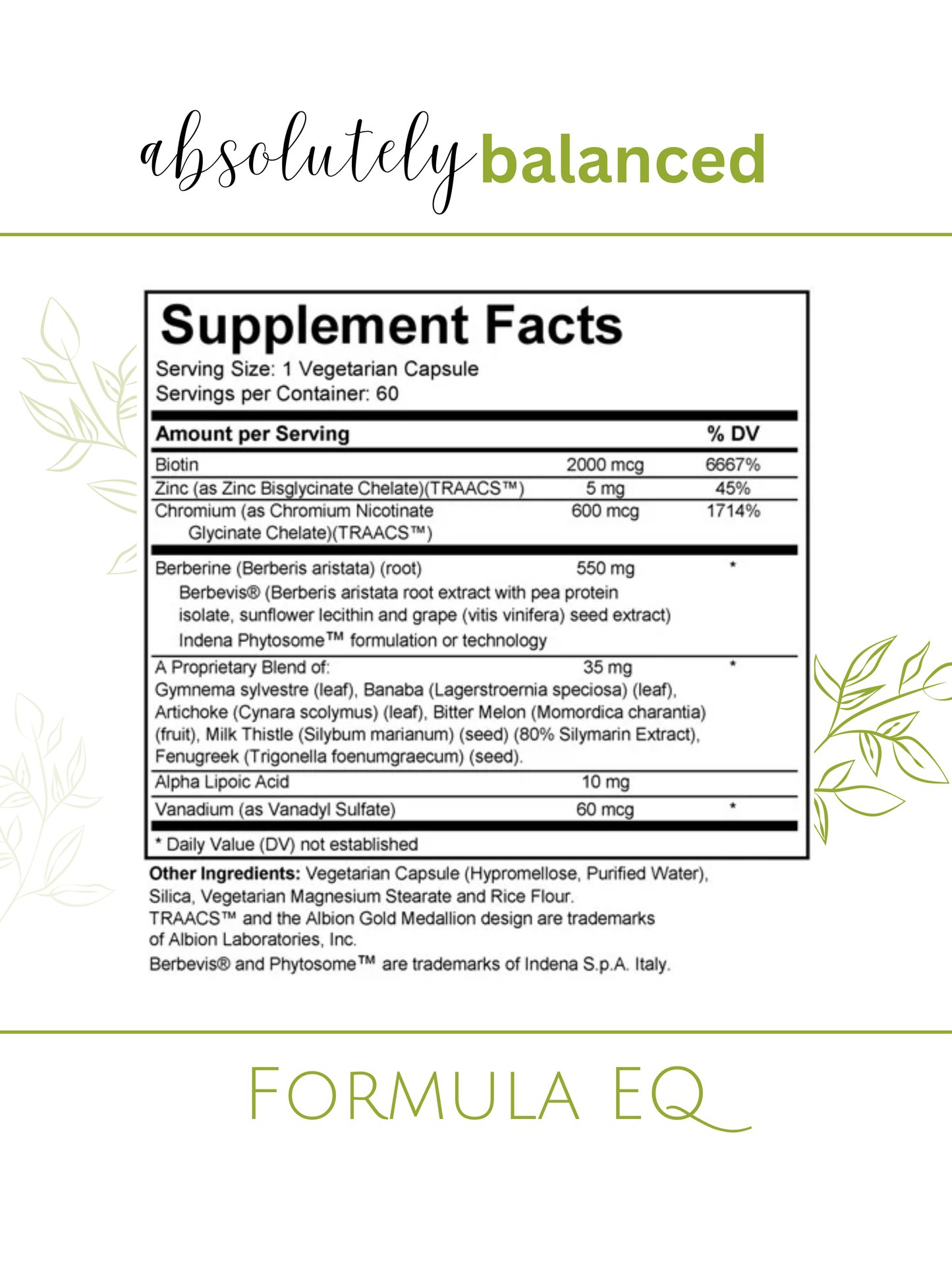 Formula EQ