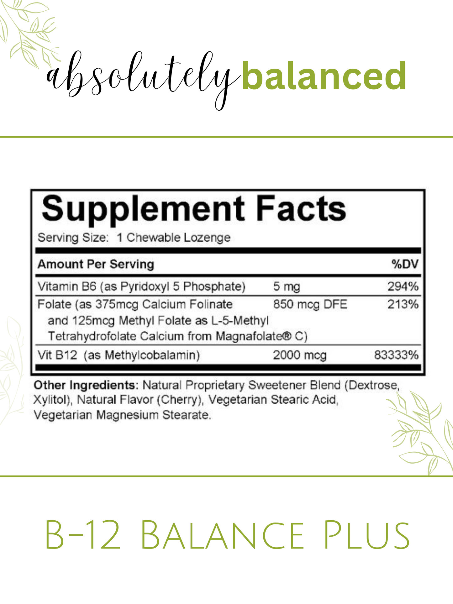 B12 Balance Plus