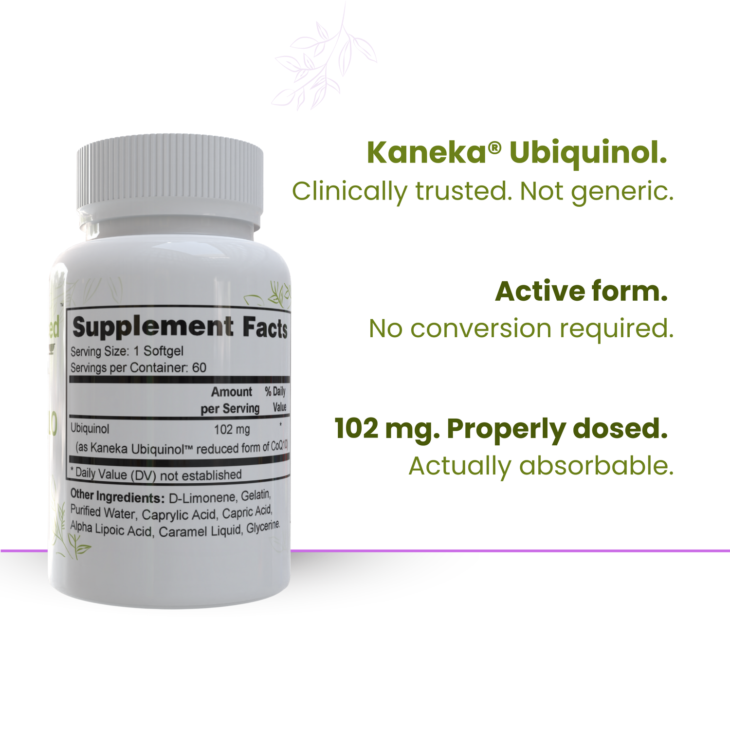 Peak Ubiq Q10 | Ubiquinol