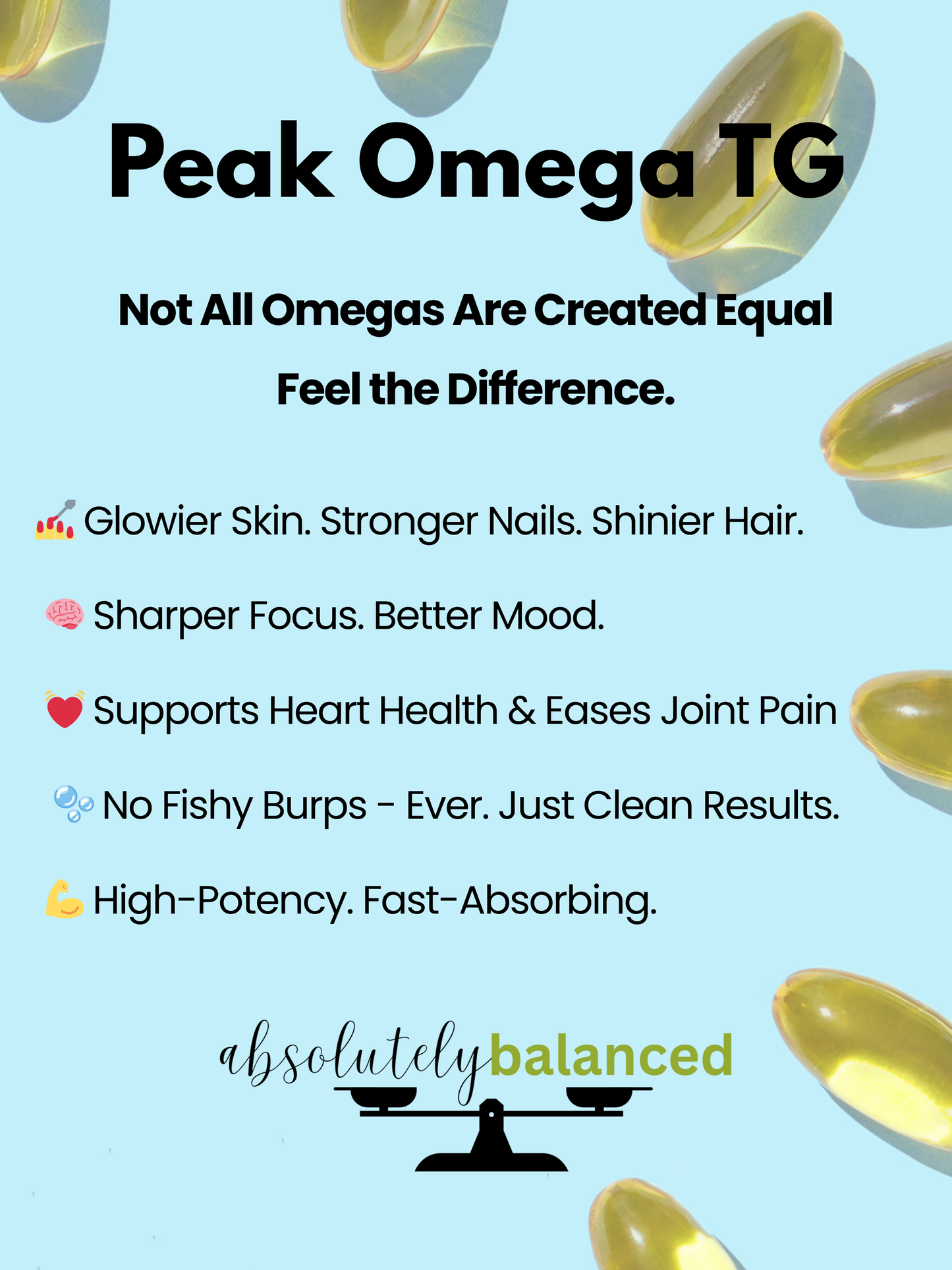 Peak Omega TG | Made with EPAX® fish oil