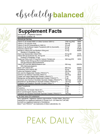 Coaching | Peak Daily + VitalMins