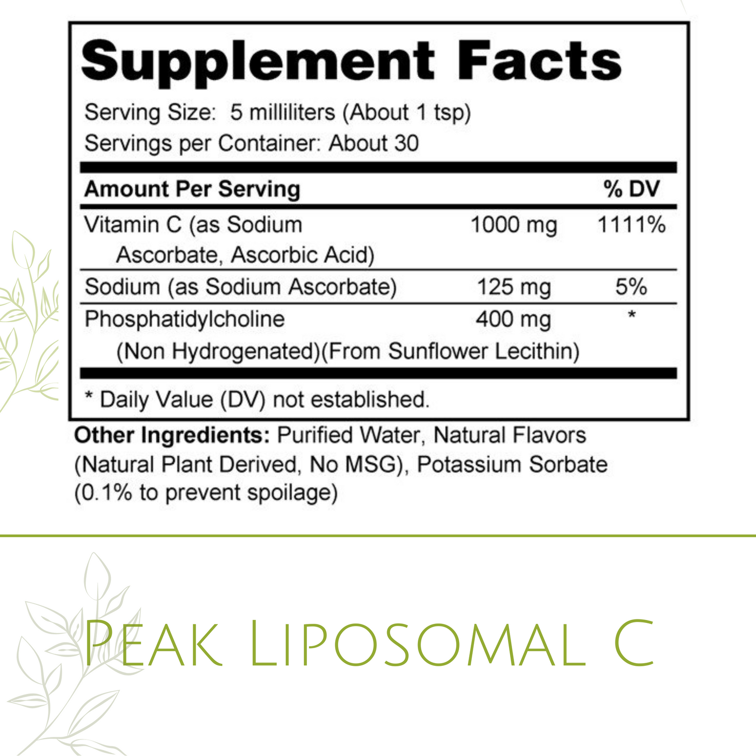 Peak Liposomal C