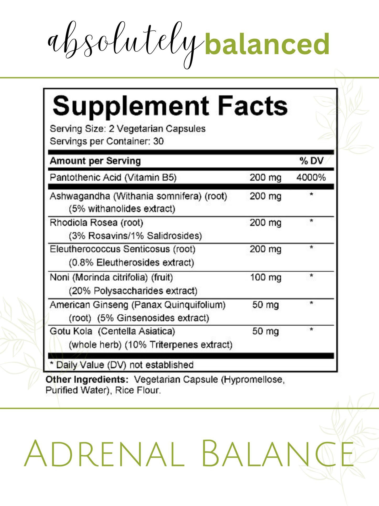 Adrenal Balance