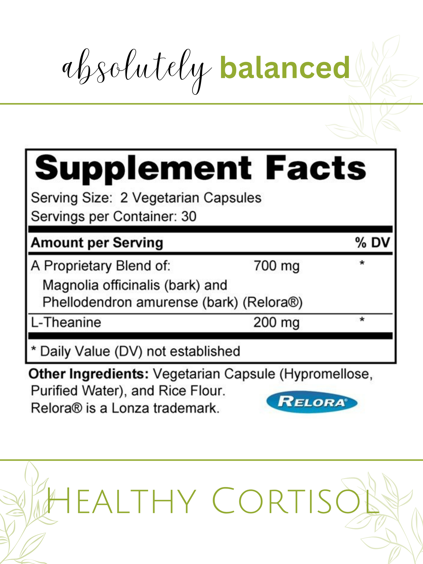 Healthy Cortisol