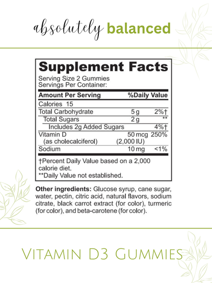Vitamin D3 Gummies