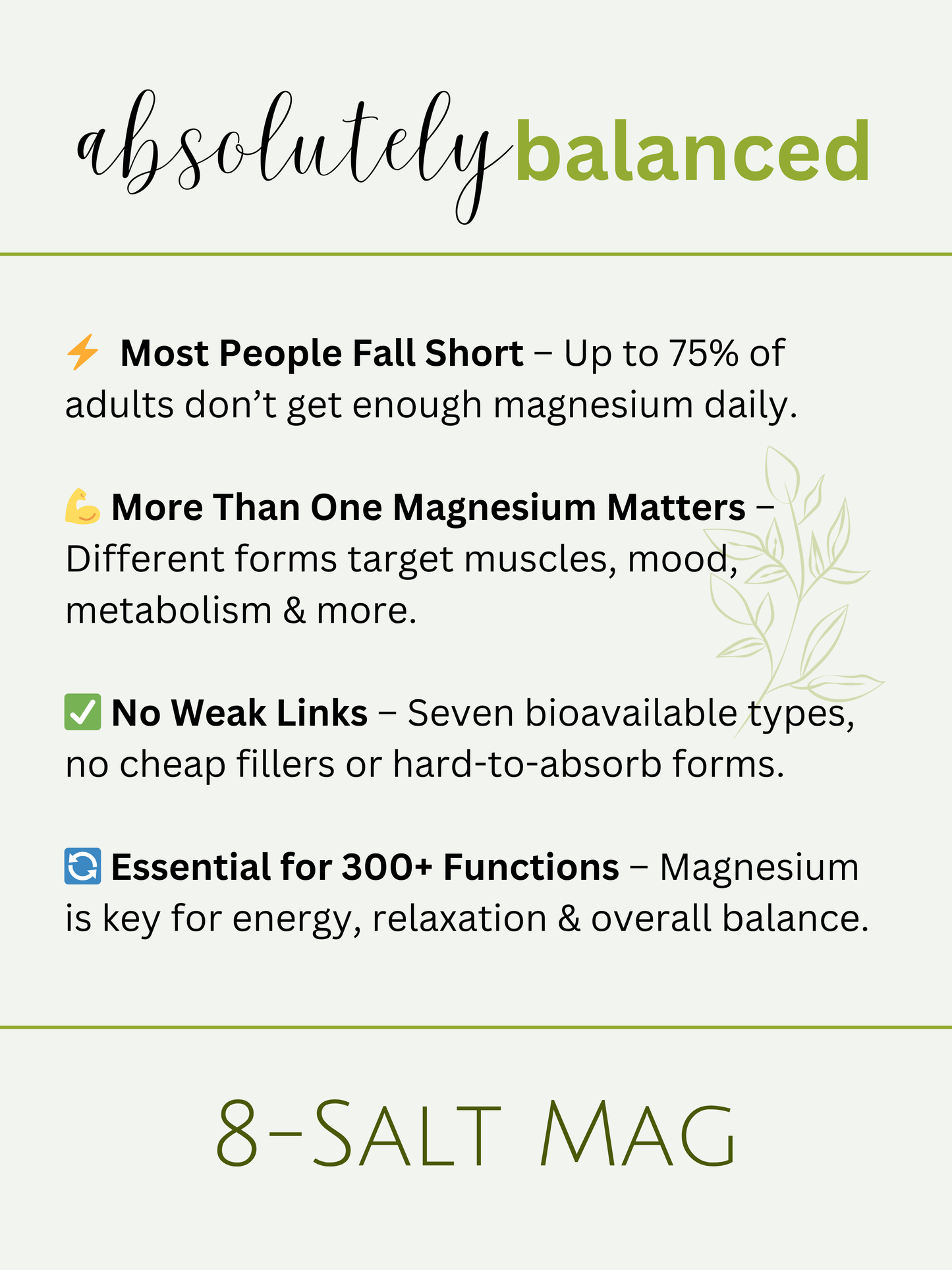 8-Salt Magnesium