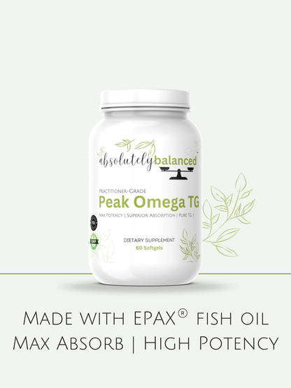 Peak Omega TG | Made with EPAX® fish oil